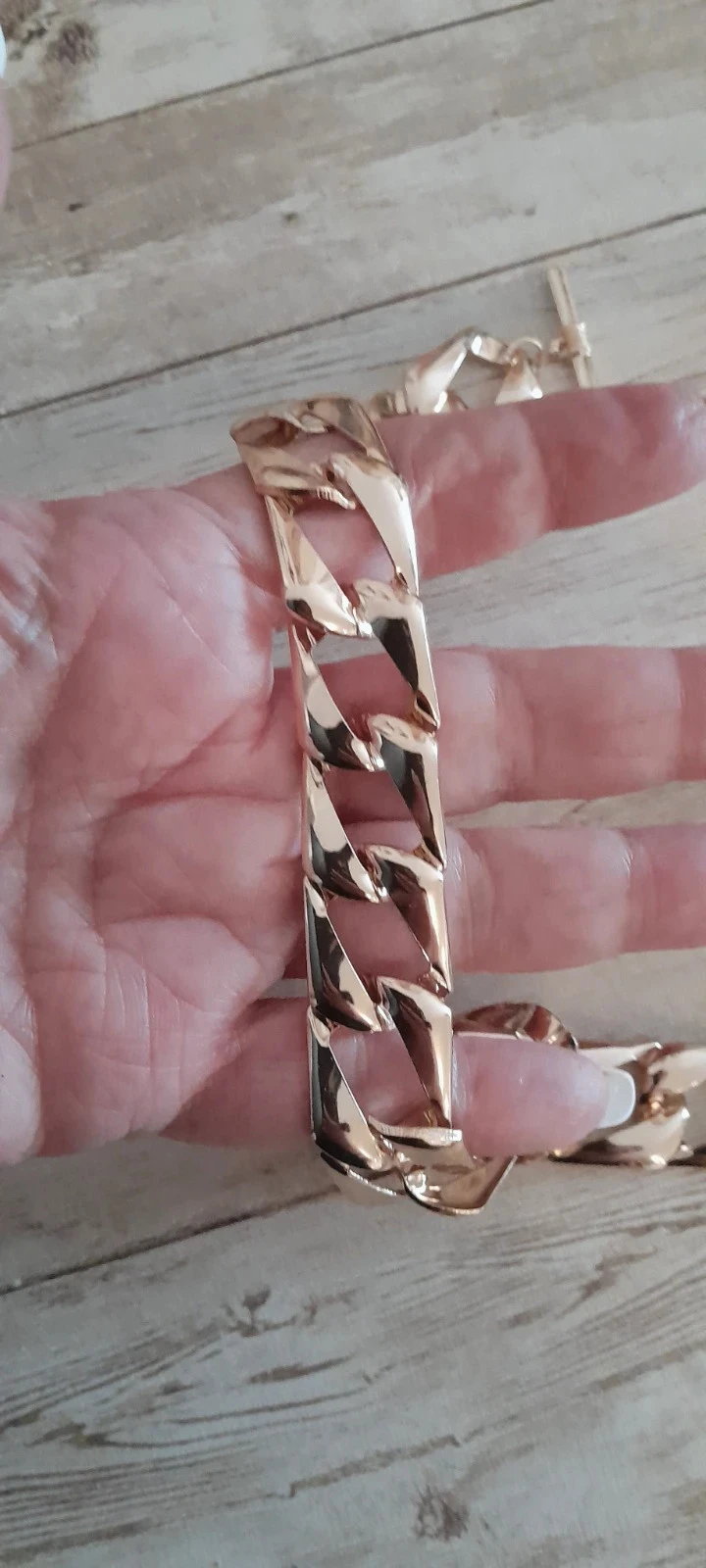Collar de metal ligero color dorado – photo 5